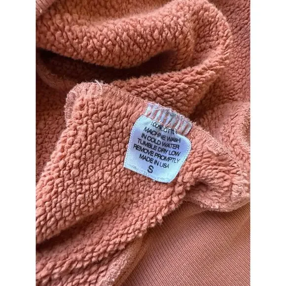 Set Active Crewneck Cotton Sweatshirt in Dusty Rose Size Small - Picture 7 of 7